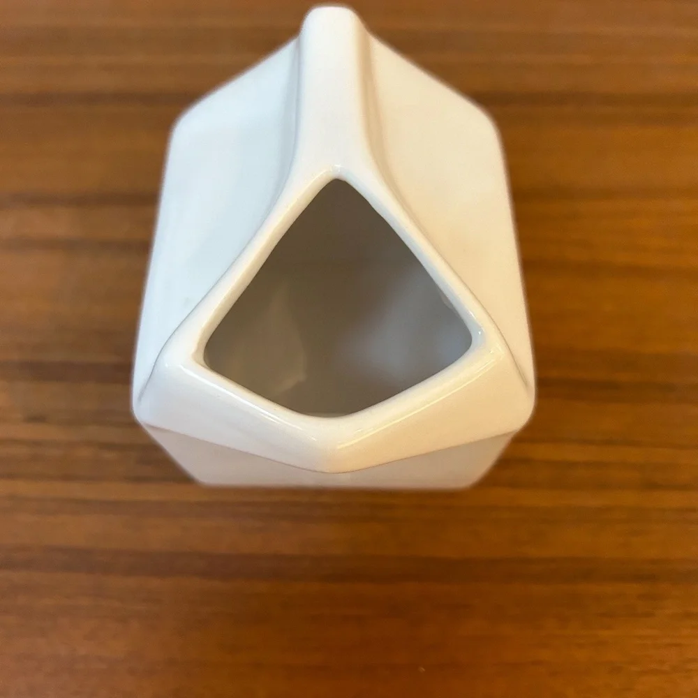 White Ceramic Crate & Barrel Creamer